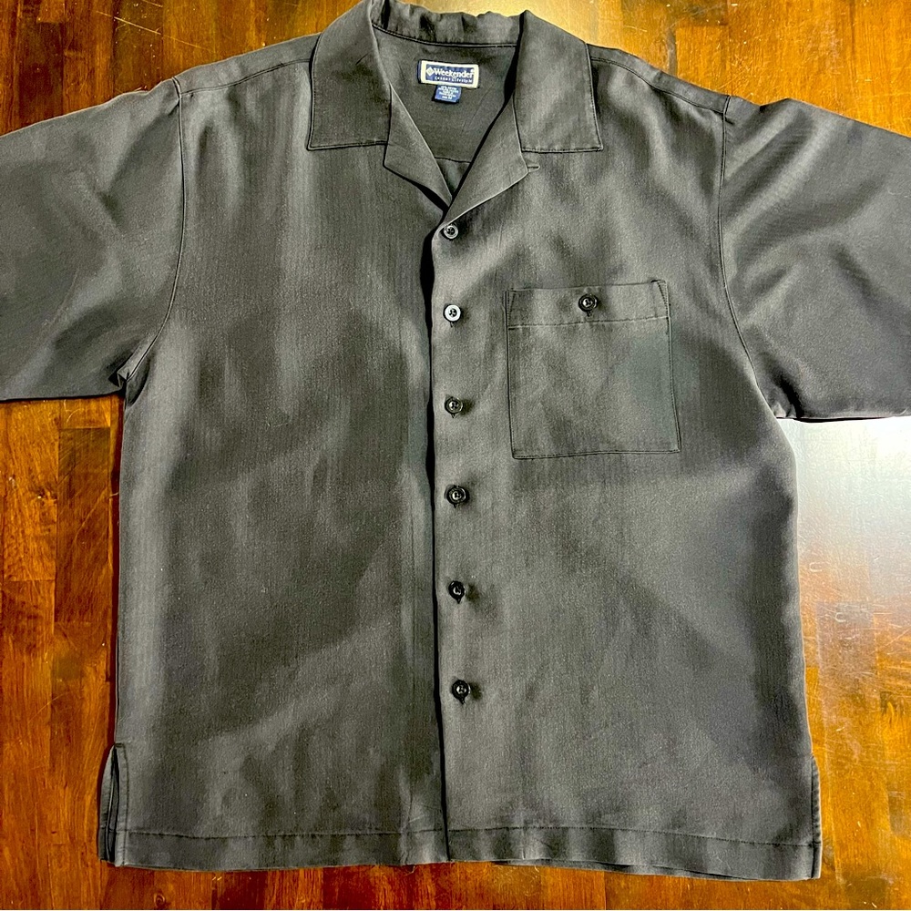 Weekender Casual Lifestyle Short Sleeve Button Shirt; Sz Medium